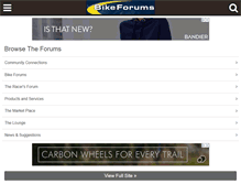 Tablet Screenshot of bikeforums.net